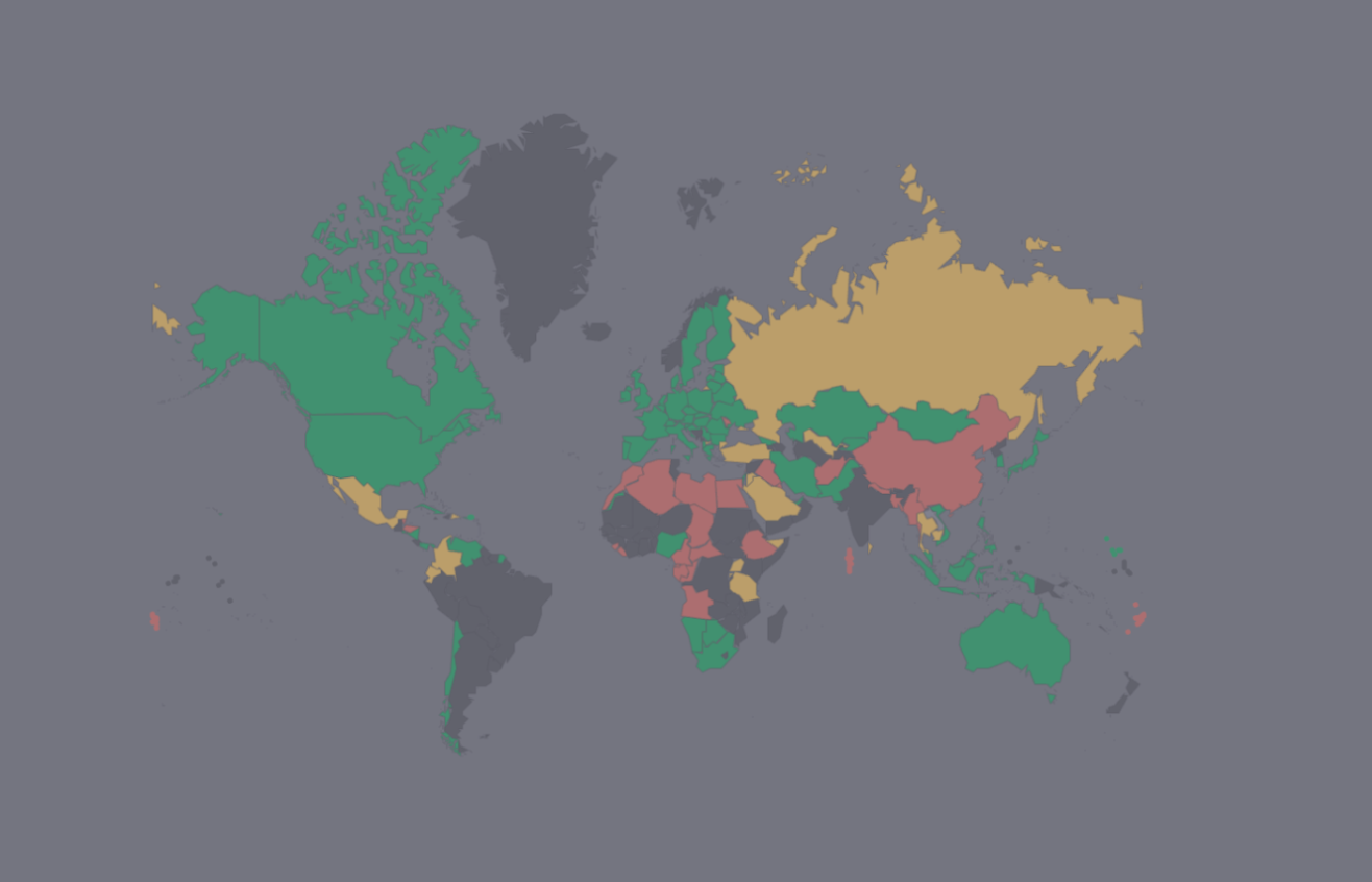 This image shows the visual representation that provides a clear overview of global trends and helps readers contextualize regional differences in crypto banking practices.